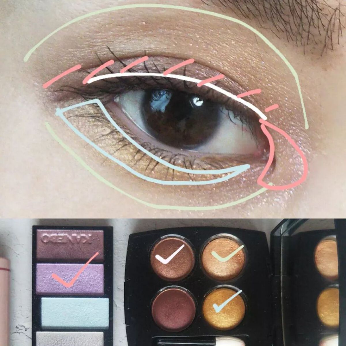 レ キャトル オンブル/CHANEL/アイシャドウパレットを使ったクチコミ（3枚目）