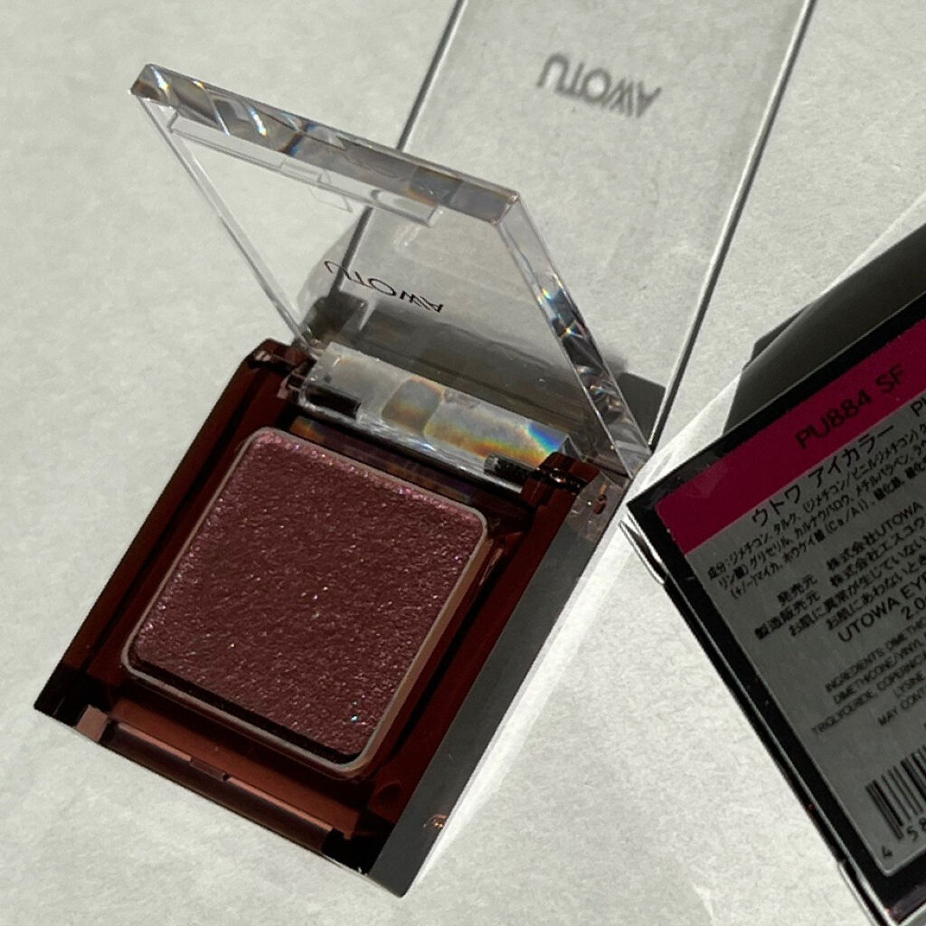 アイカラー/UTOWA/単色アイシャドウを使ったクチコミ（3枚目）