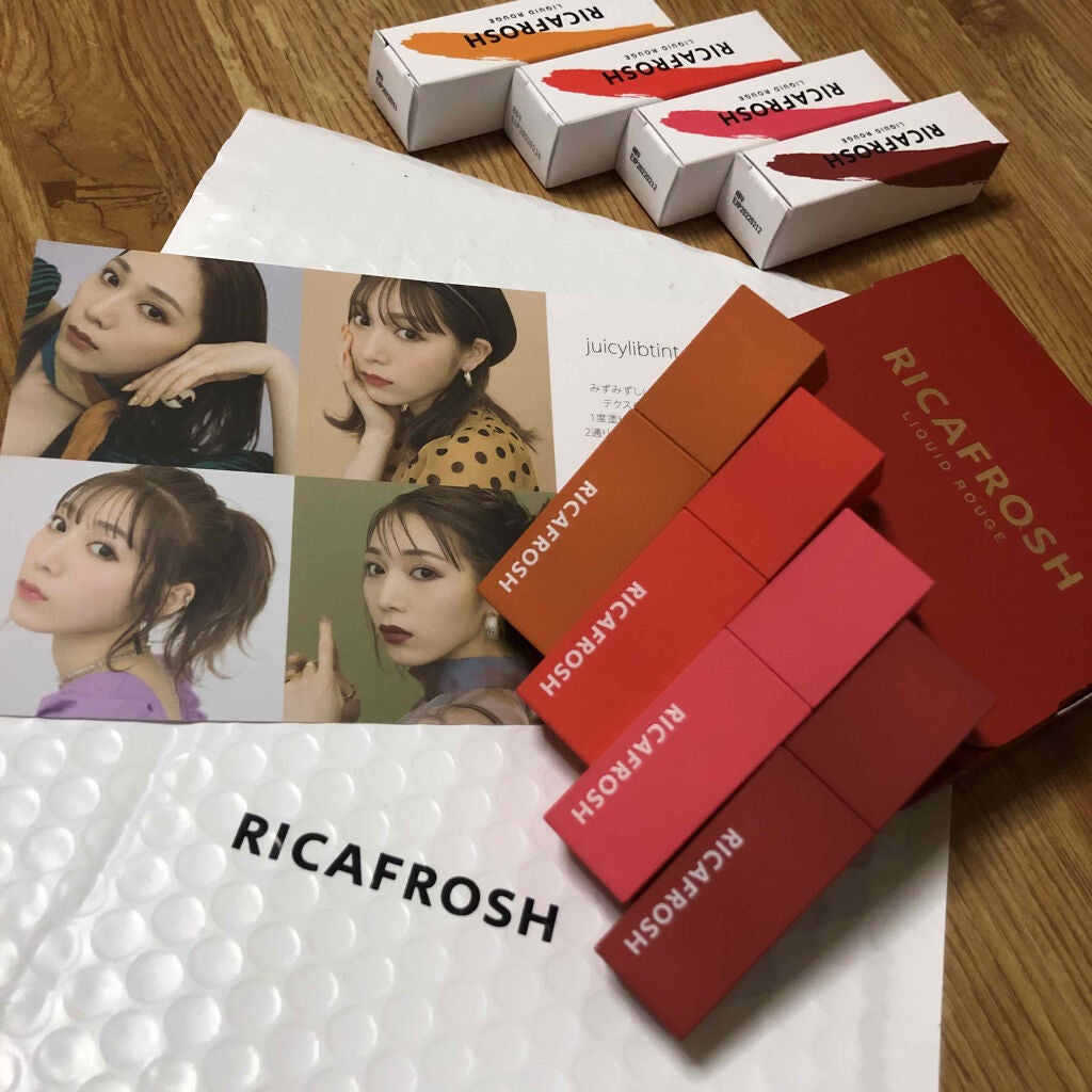 ジューシーリブティント/RICAFROSH/リップティントを使ったクチコミ(2枚目)