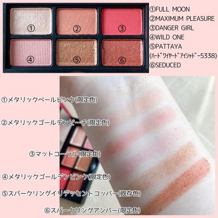 アンラップド ミニアイシャドーパレット ORGASM /NARS/アイシャドウパレットを使ったクチコミ(4枚目)