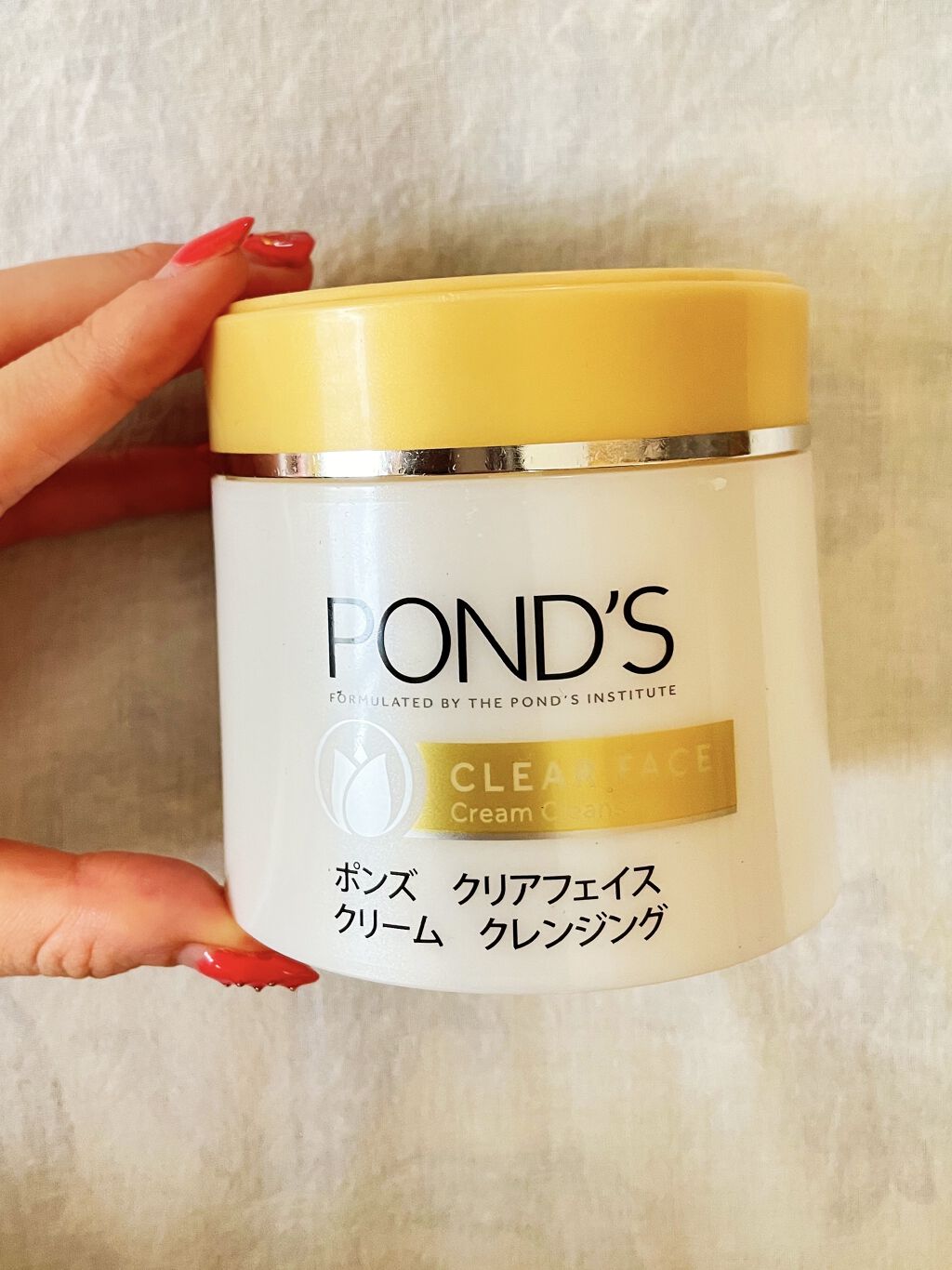 クリアフェイス クリームクレンジング/POND'S/クレンジングクリームを使ったクチコミ（1枚目）