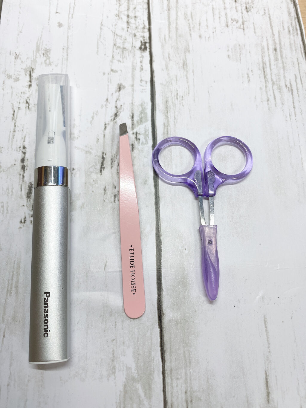 キャップ付　美容ハサミ/DAISO/その他化粧小物を使ったクチコミ（2枚目）