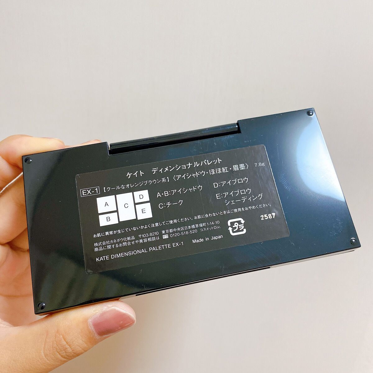 ディメンショナルパレット EX-1/KATE/メイクアップキットを使ったクチコミ（3枚目）