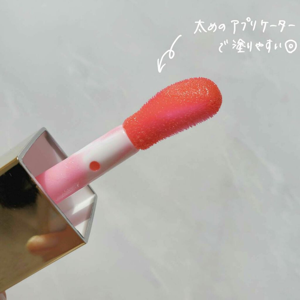 コンフォート リップオイル  12 キャンディグラム/CLARINS/リップグロスを使ったクチコミ（3枚目）