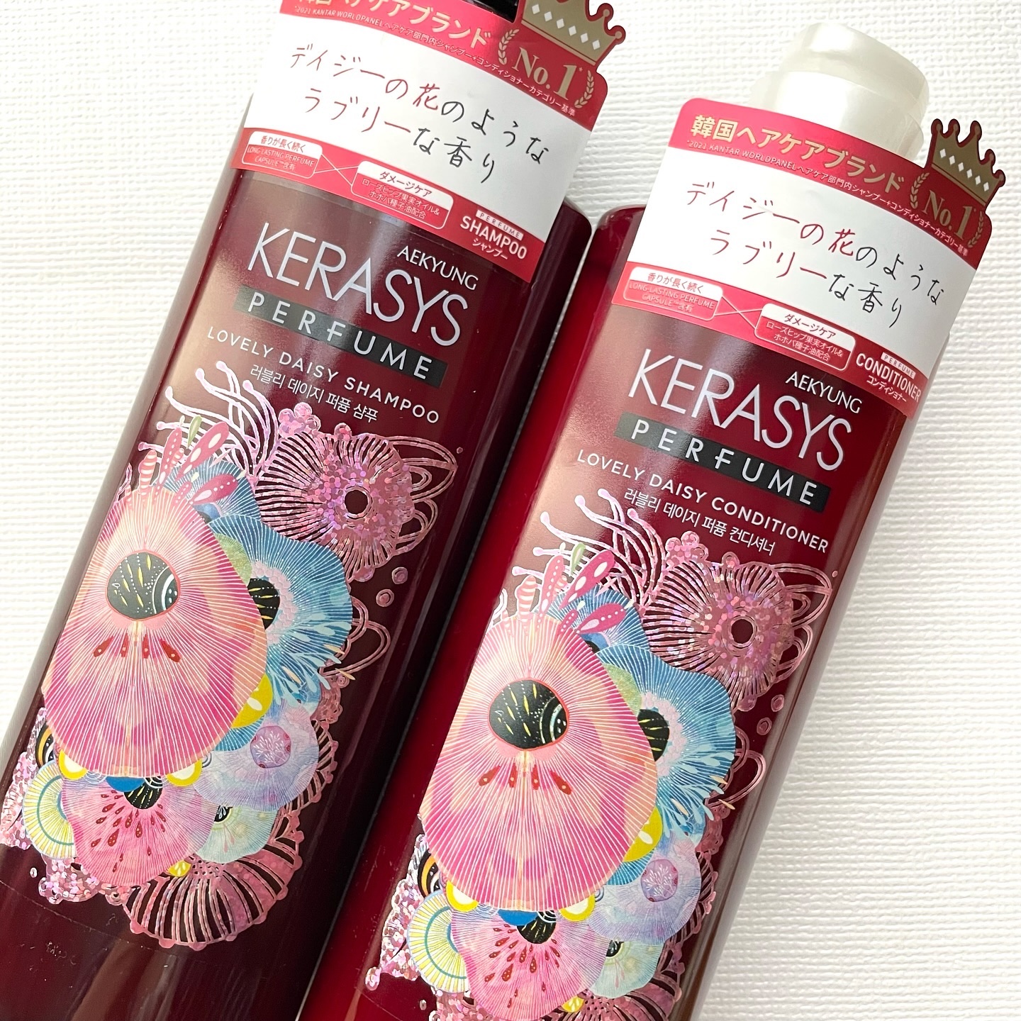 パフューム ラブリーデイジー シャンプー&コンディショナー/KERASYS/シャンプー・コンディショナーを使ったクチコミ（3枚目）