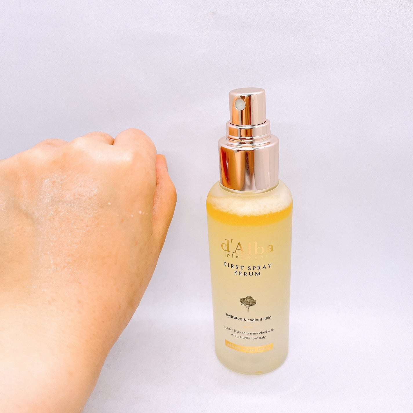 ダルバ ホワイトトリュフファーストスプレーセラム/ダルバ/ミスト状化粧水を使ったクチコミ(3枚目)