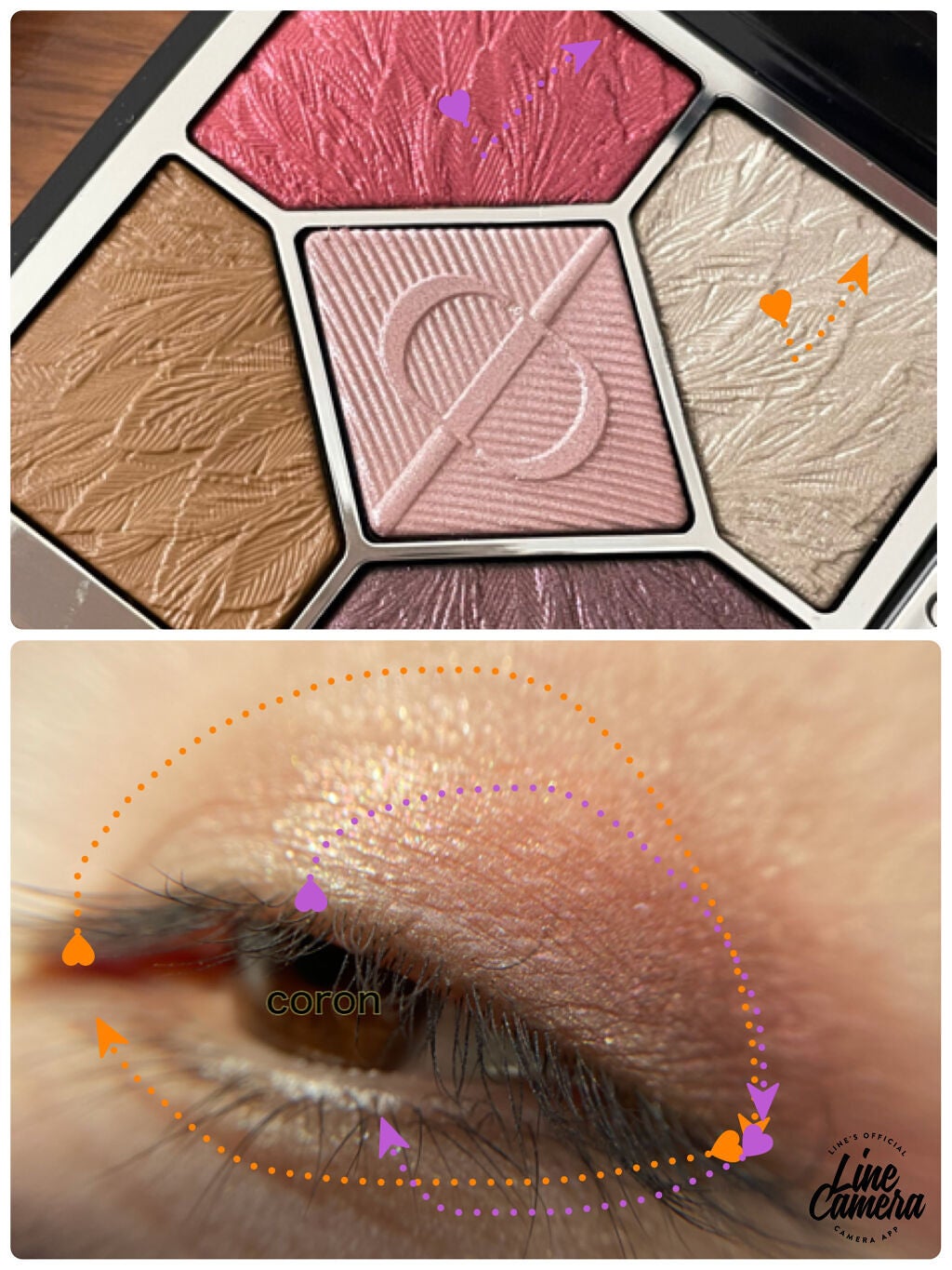 サンク クルール クチュール<バーズ オブ ア フェザー>/Dior/アイシャドウパレットを使ったクチコミ(5枚目)
