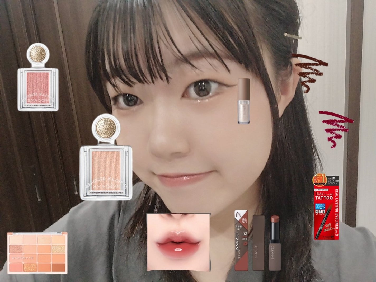 リアルラスティングアイライナー24hWP/K-パレット/リキッドアイライナーを使ったクチコミ(2枚目)