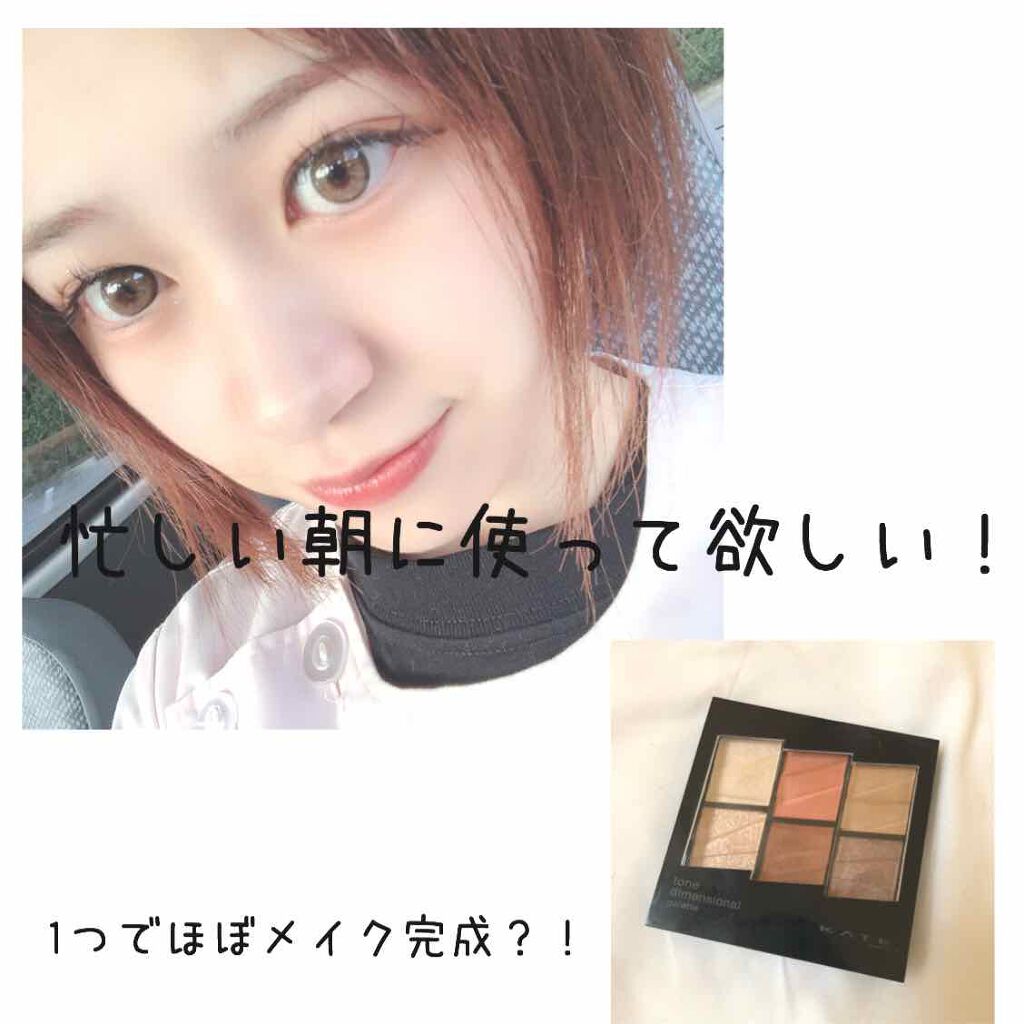 トーンディメンショナルパレット/KATE/メイクアップキットを使ったクチコミ（1枚目）