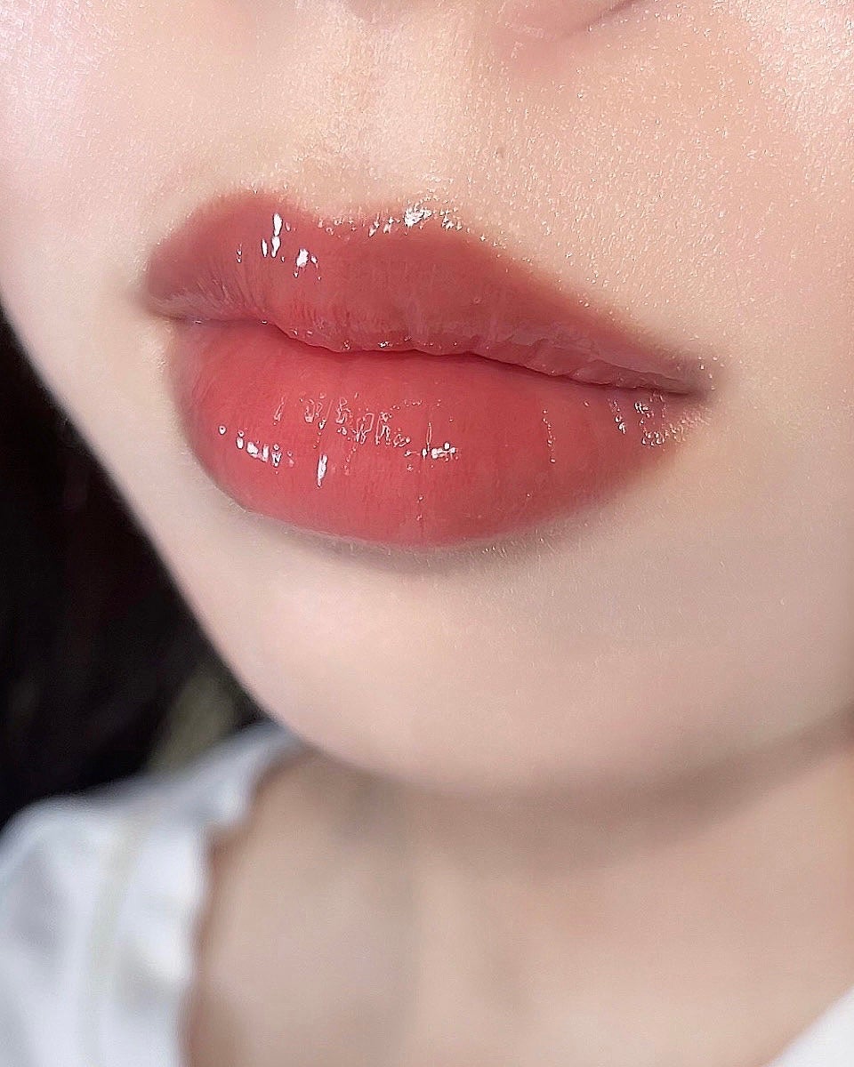 グラスティングカラーグロス/rom&nd/リップグロスを使ったクチコミ(6枚目)