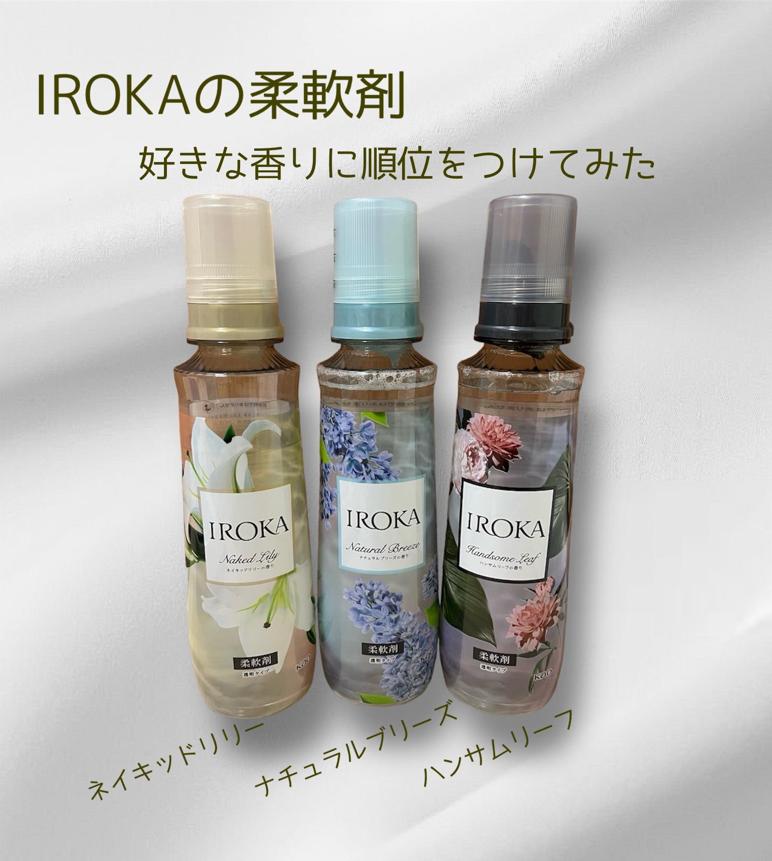 プレミアム柔軟剤 IROKA ハンサムリーフの香り/IROKA/柔軟剤を使ったクチコミ（1枚目）
