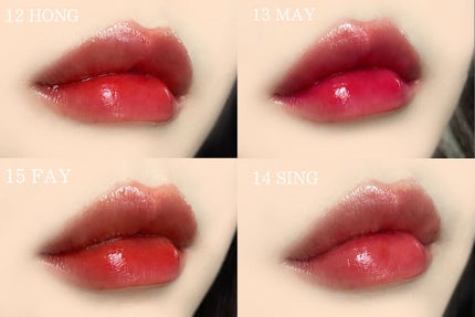 ホリカホリカ ハートクラッシュグローティントエアー/HOLIKA HOLIKA/リップティントを使ったクチコミ(3枚目)