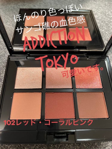 コンパクトアディクション センス オブ クラリティ 102 Red Sea レッド シー/ADDICTION/アイシャドウパレットを使ったクチコミ（1枚目）