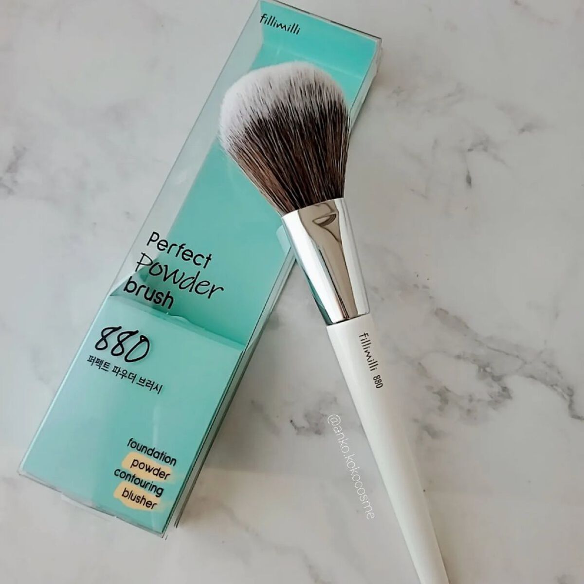 FilliMilli パーフェクトパウダーブラシ880/fillimilli/メイクブラシを使ったクチコミ（1枚目）