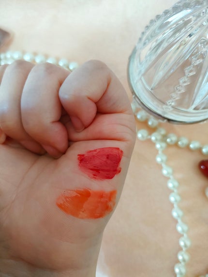 クリスタル グラム ティント 02 SUMMER APRICOT/CLIO/リップティントの画像