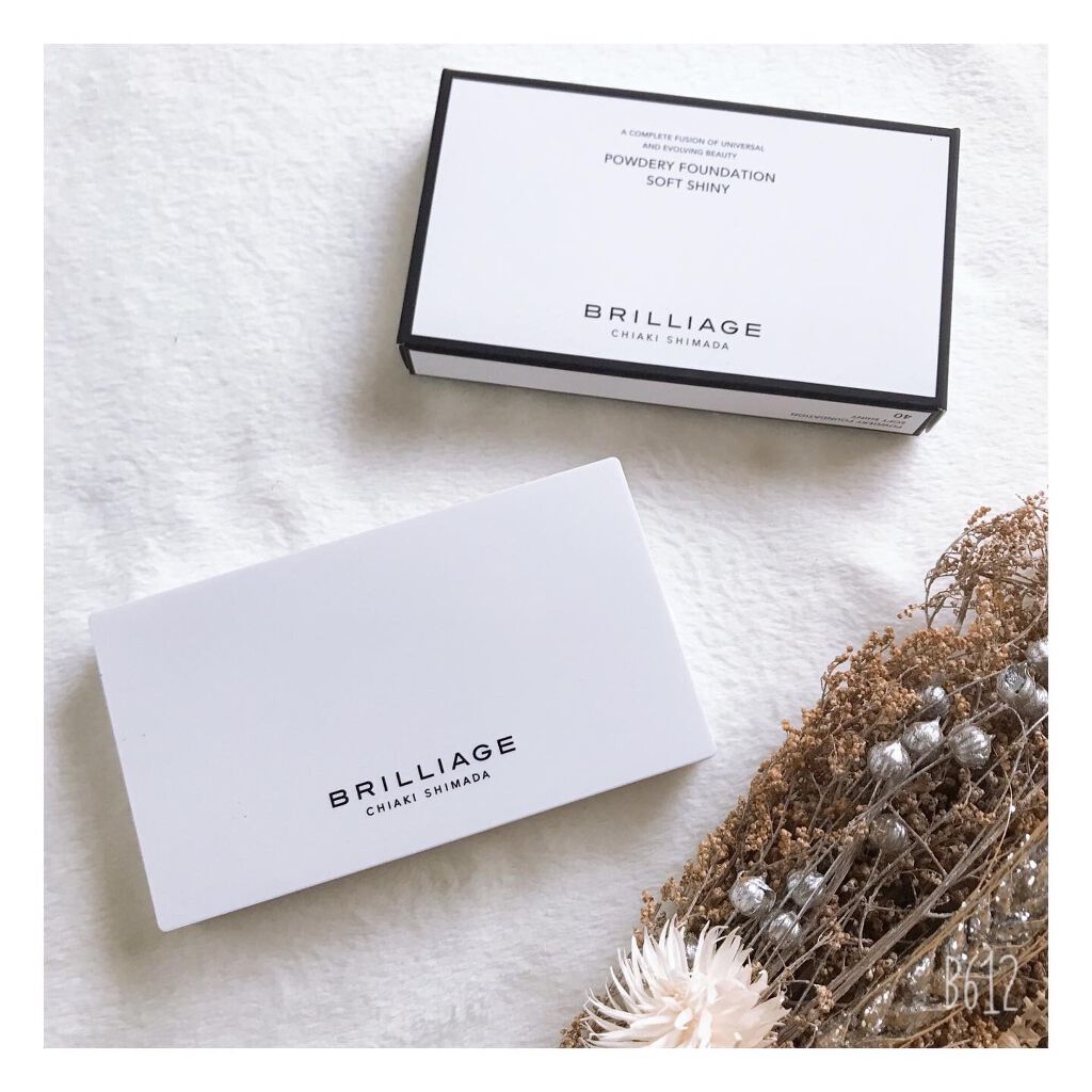 パウダリーファンデーション ソフトシャイニー 40（標準カラー）/ブリリアージュ/パウダーファンデーションを使ったクチコミ（2枚目）