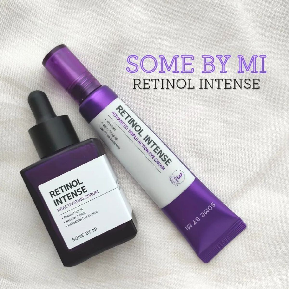 SOME BY MI
RETINOL INTENSE 
レチノールインテンス

⭐リアクティンベチンセラム

敏感肌のための“2週間完成低刺激レチノールセラム。

レチノール+レチナール+バクチオールの3重相乗効果成分でしっかりとした肌ケア