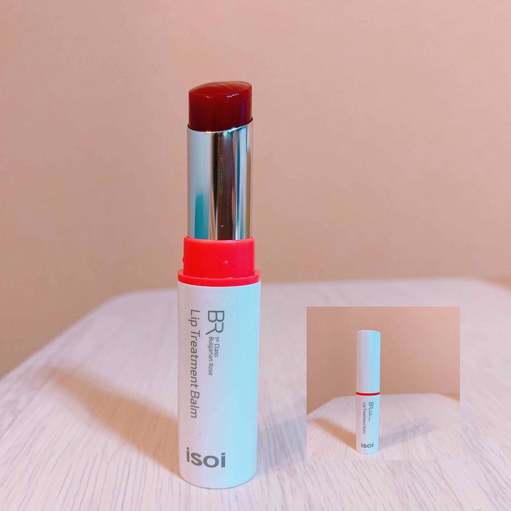 リップトリートメントバーム ピュアレッド/ISOI/リップバームを使ったクチコミ（2枚目）