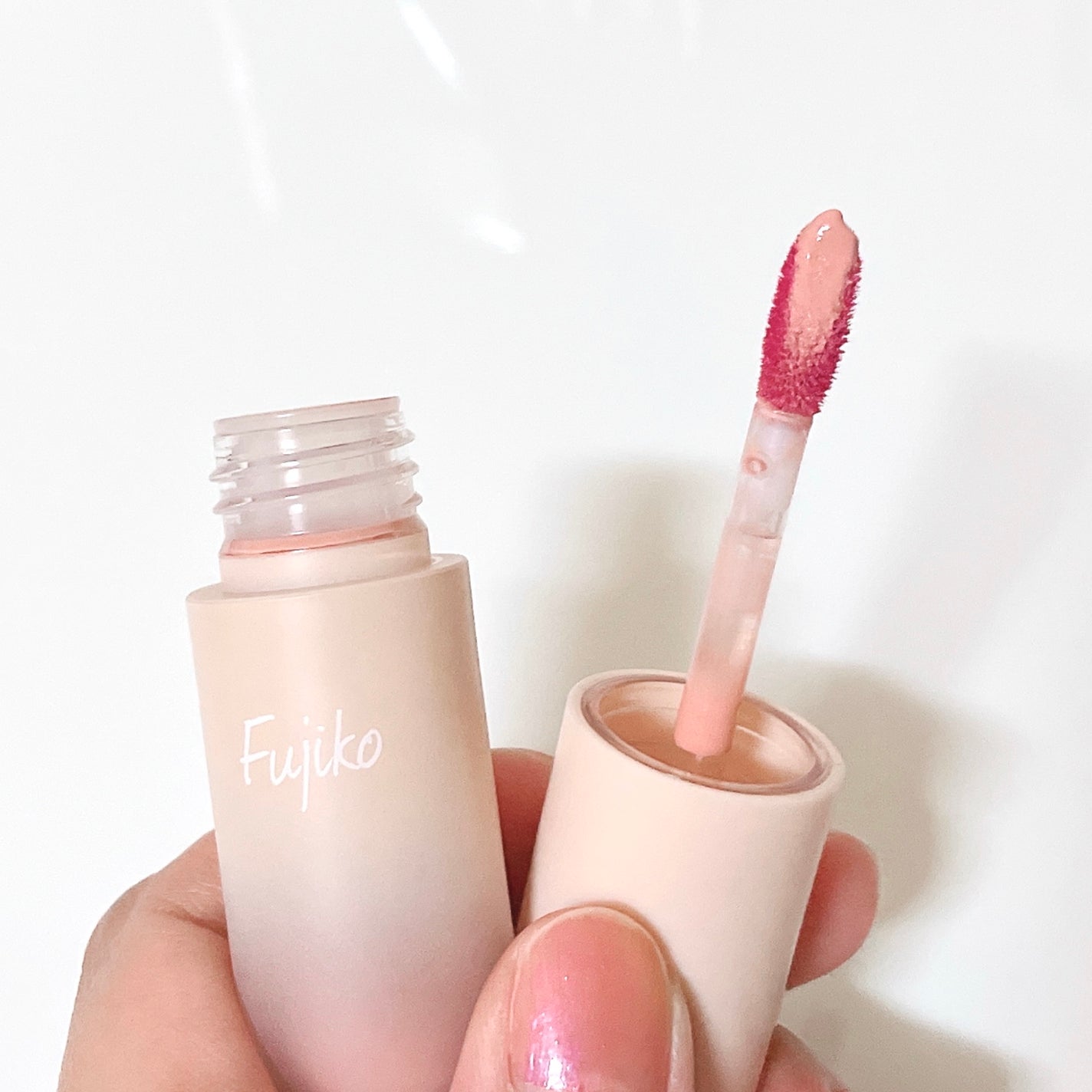 ⽔彩チーク/Fujiko/リキッドチークを使ったクチコミ(2枚目)