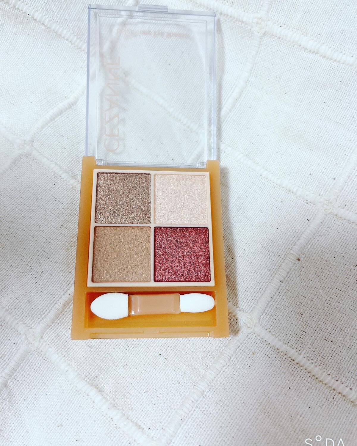 ベージュトーンアイシャドウ/CEZANNE/アイシャドウパレットを使ったクチコミ（2枚目）