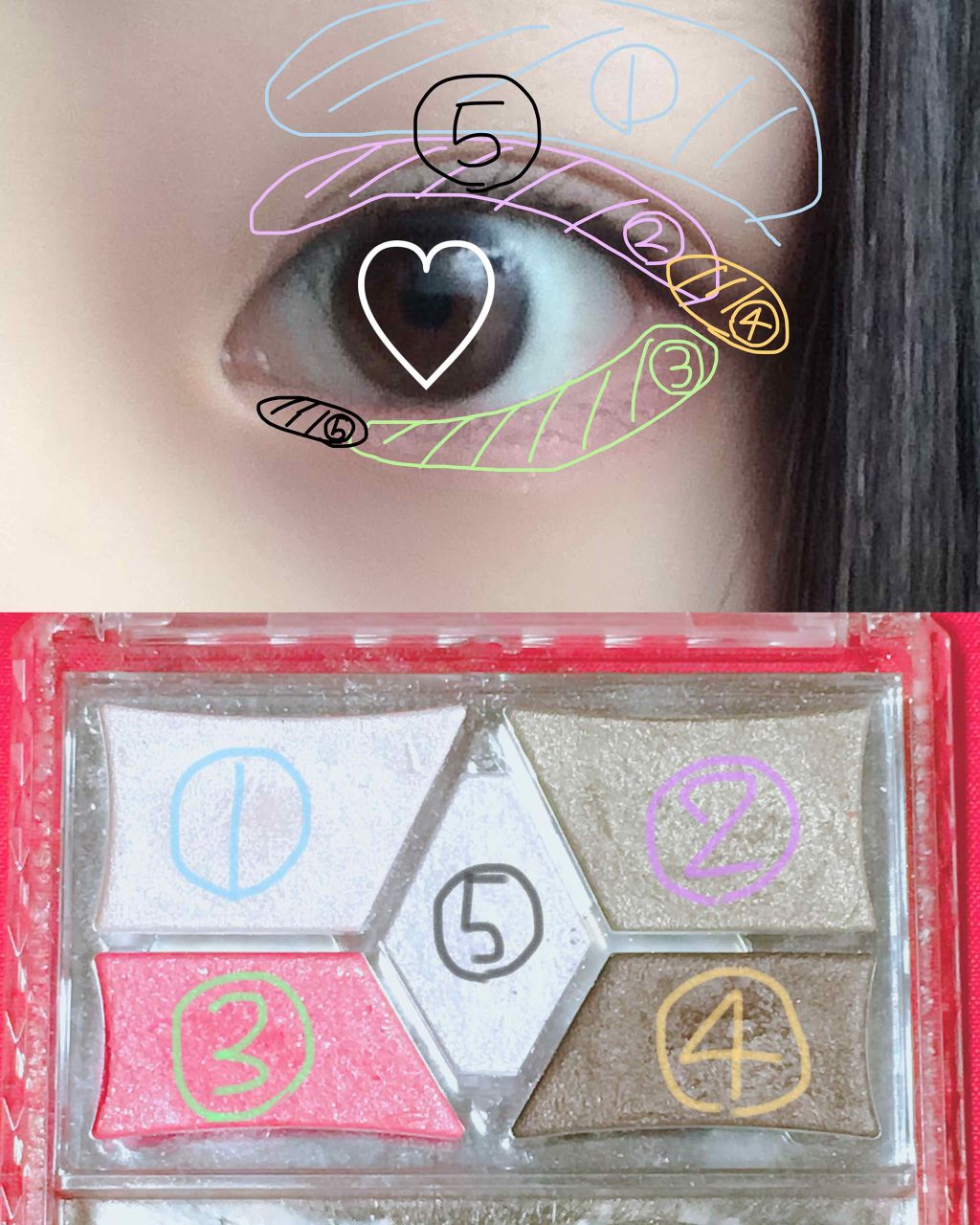 【旧品】パーフェクトスタイリストアイズ/キャンメイク/アイシャドウパレットを使ったクチコミ(2枚目)