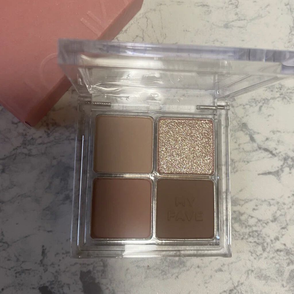 ホリカホリカ マイフェイブシャドウパレット（4カラー） #03 ROZELY/HOLIKA HOLIKA/アイシャドウパレットを使ったクチコミ（1枚目）