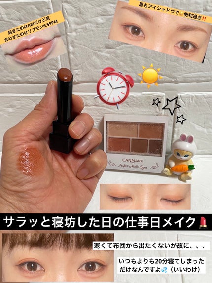 パーフェクトマルチアイズ/キャンメイク/アイシャドウパレットを使ったクチコミ(1枚目)
