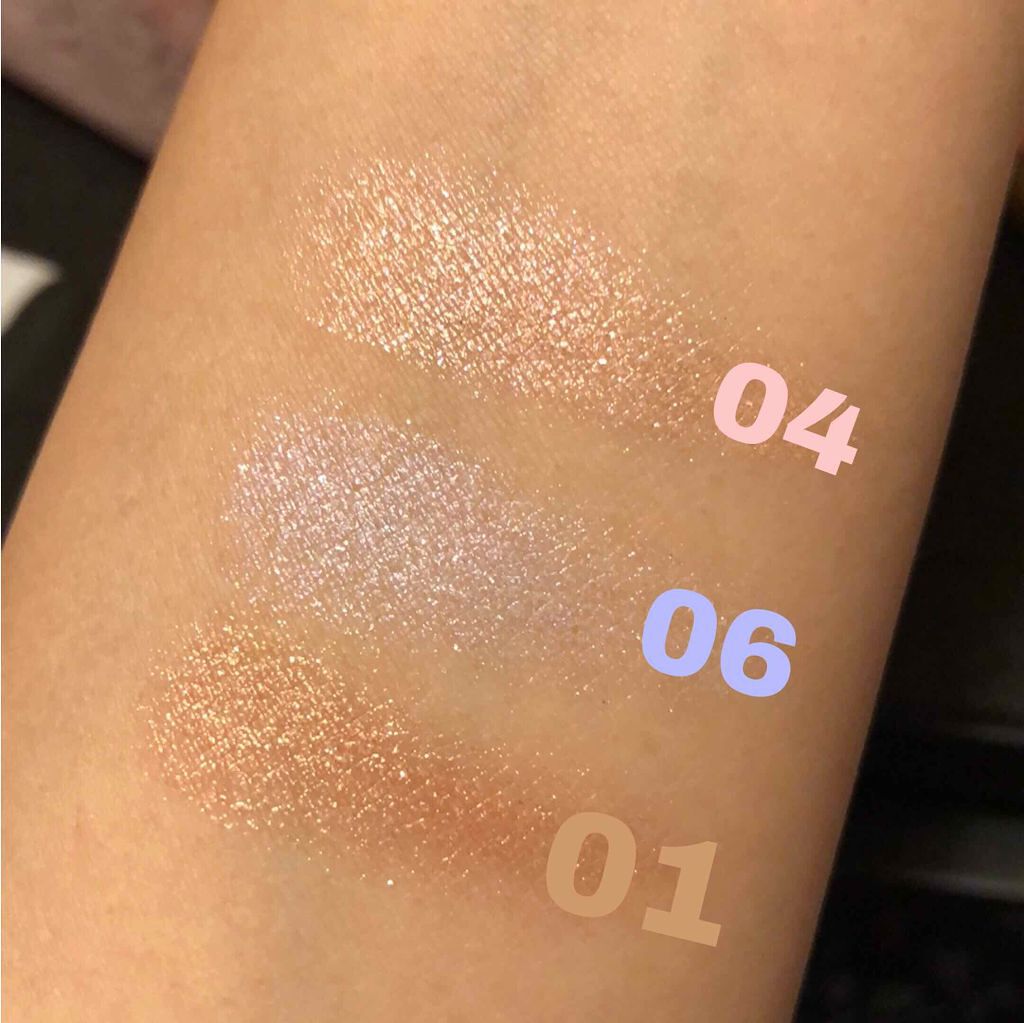 シャイニーシャドウ N/excel/単色アイシャドウを使ったクチコミ(3枚目)