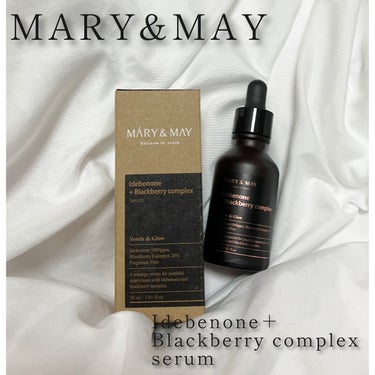 Idebenone＋Blackberry complex serum/MARY&MAY/美容液を使ったクチコミ（1枚目）