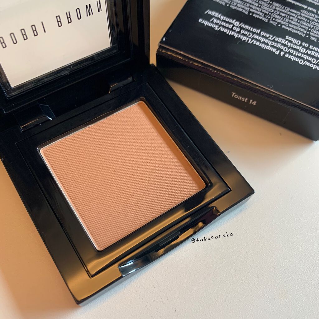アイシャドウ　 14 トースト/BOBBI BROWN/単色アイシャドウを使ったクチコミ（1枚目）