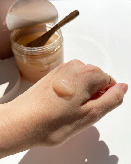 ソルトボディスクラブマグノリア&サンダルウッド/AROMATICA/ボディスクラブを使ったクチコミ(4枚目)