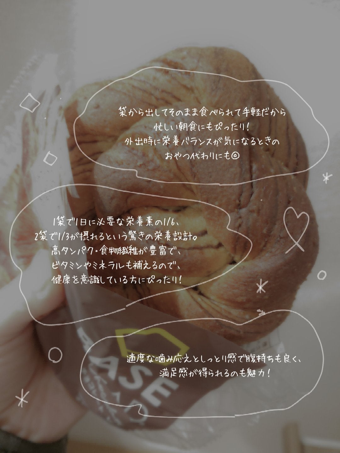 BASE BREAD/ベースフード/完全栄養食を使ったクチコミ(3枚目)