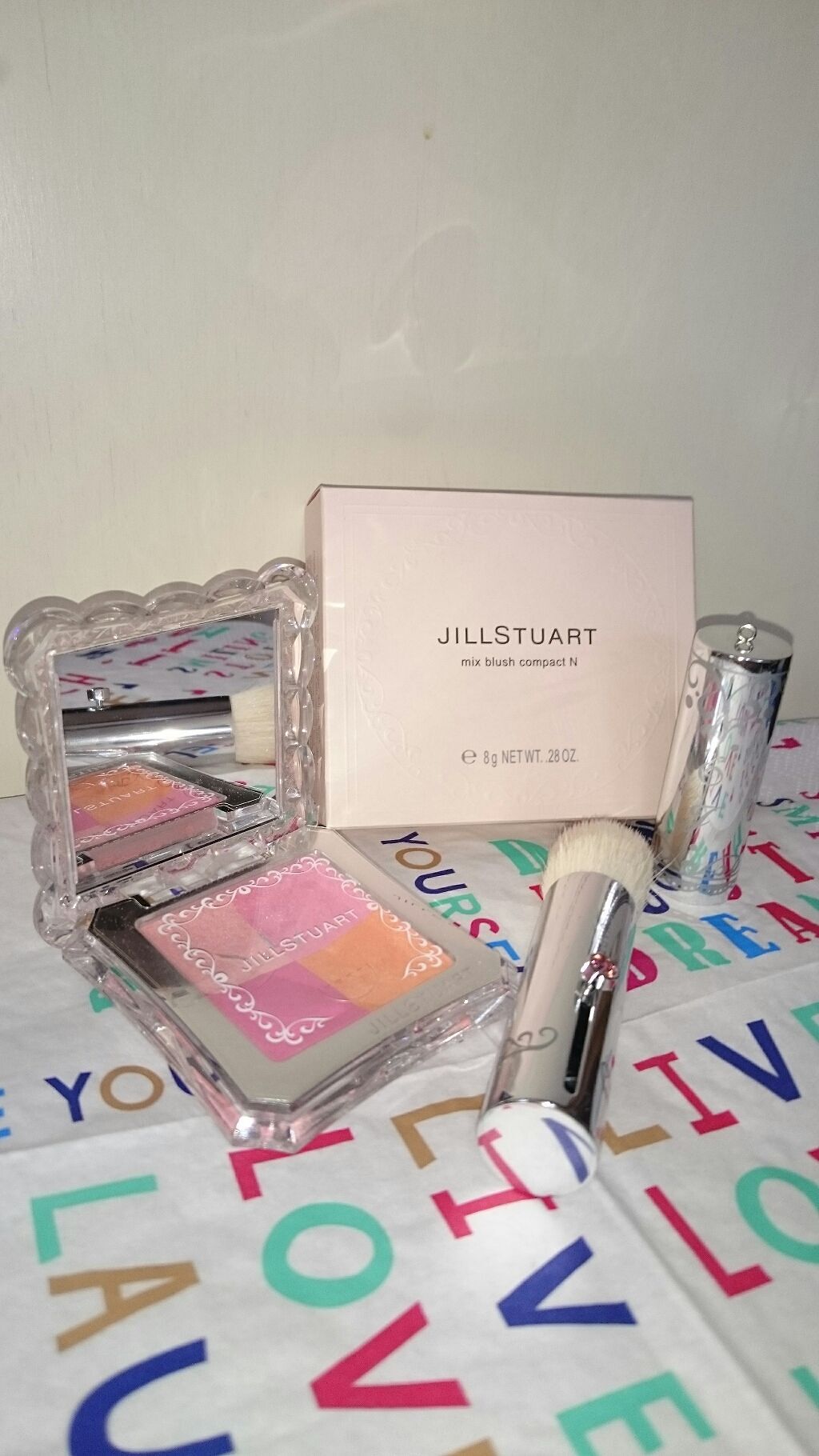 ミックスブラッシュ コンパクト N/JILL STUART/パウダーチークを使ったクチコミ（1枚目）