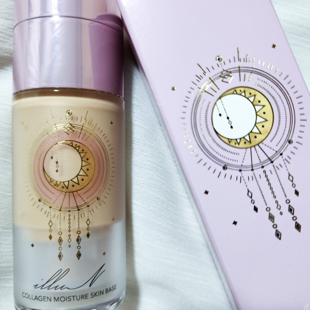 コラーゲンモイスチャースキンベース/illuN/化粧下地を使ったクチコミ(4枚目)