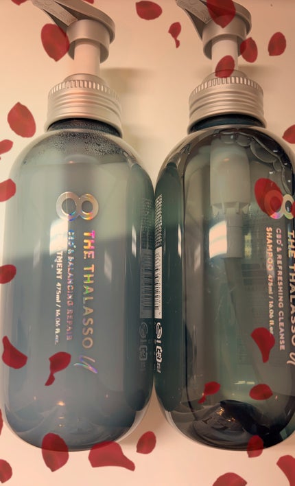 エイトザタラソ ユー CBD&リフレッシング クレンズ 美容液シャンプー/CBD&バランシング ダメージリペア 美容液ヘアトリートメント/エイトザタラソ/市販シャンプーを使ったクチコミ(1枚目)