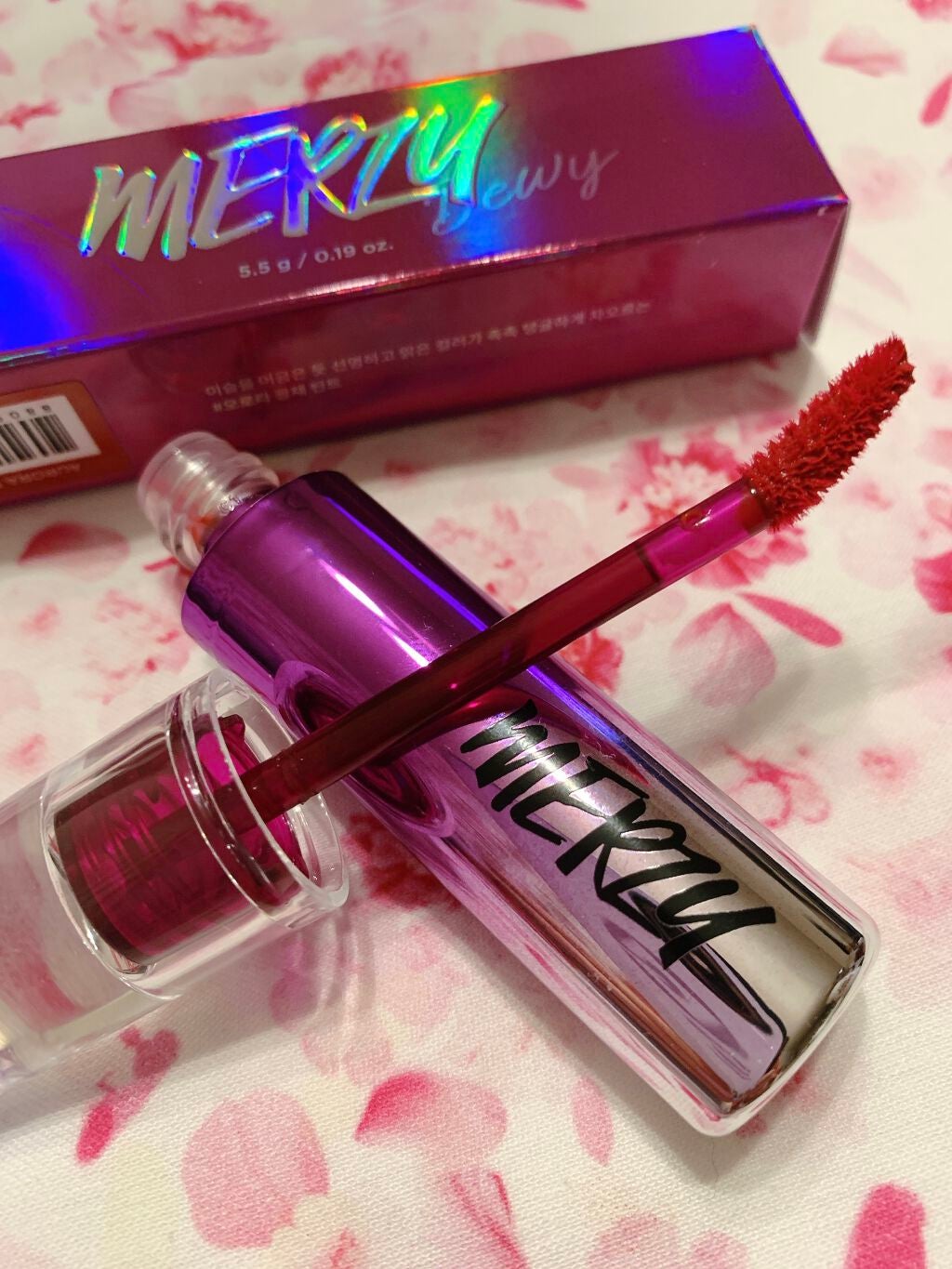 オーロラ デュイ ティント/MERZY/リップティントを使ったクチコミ(2枚目)