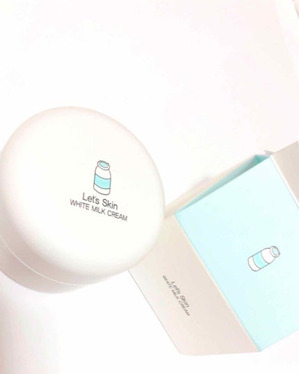 レッツスキン ホワイト ミルククリーム/SHINBEE JAPAN /フェイスクリームを使ったクチコミ(1枚目)