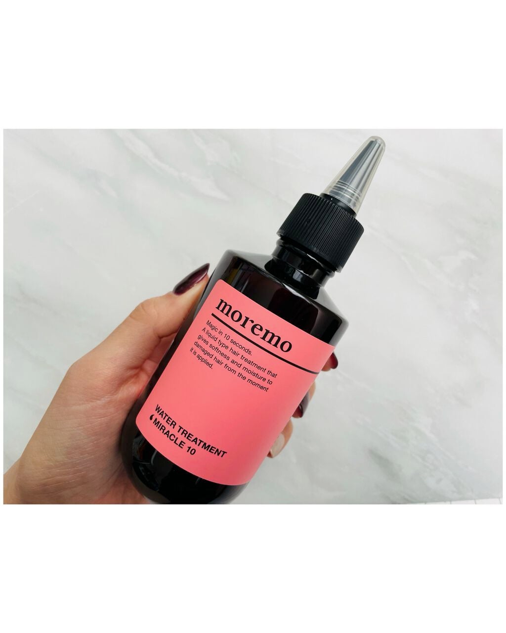 ウォータートリートメントミラクル10/moremo/洗い流すヘアトリートメントを使ったクチコミ(1枚目)