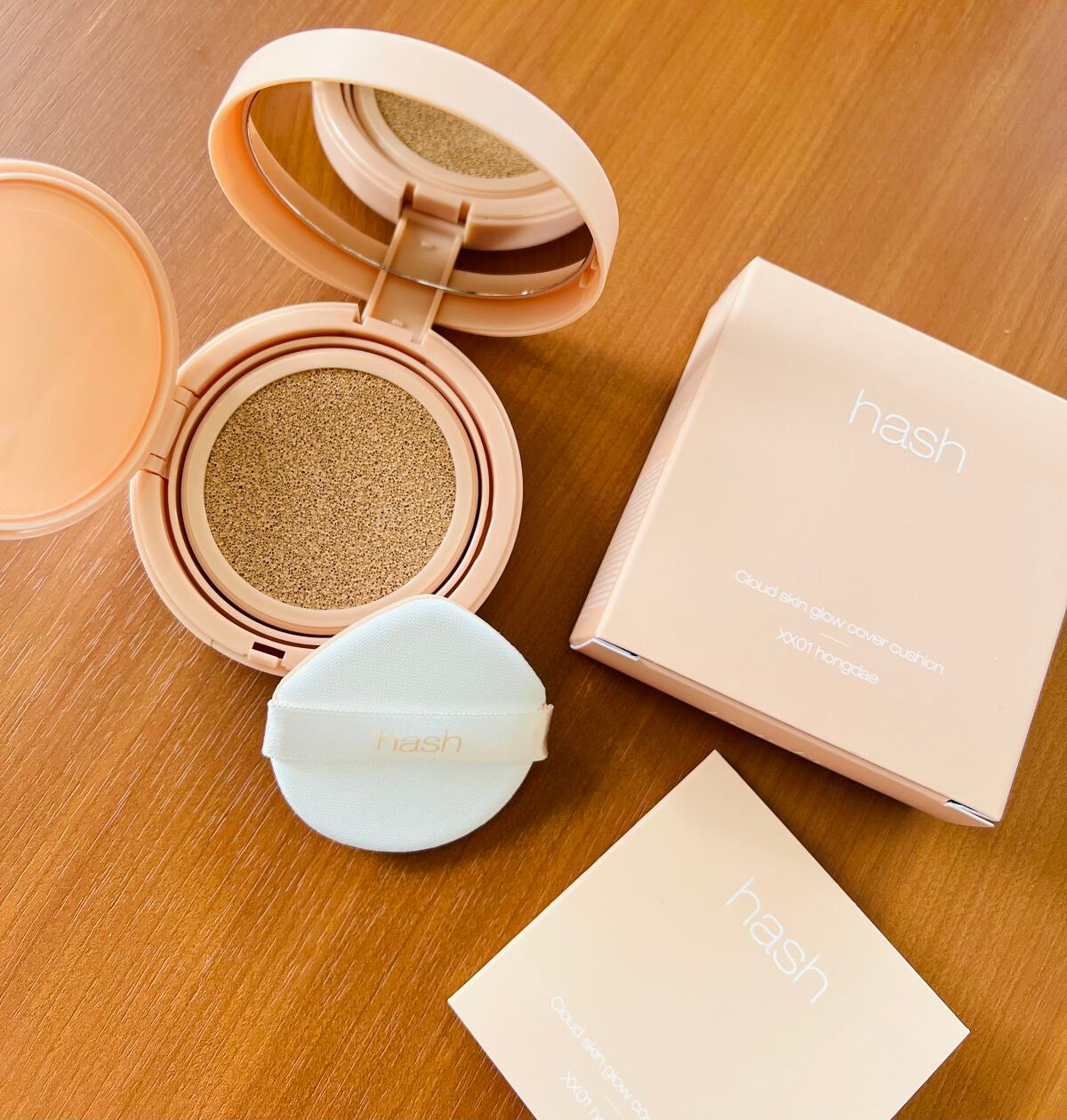 クラウド スキン グロー クッション XX01 ホンデ/HASH/クッションファンデーションを使ったクチコミ(1枚目)