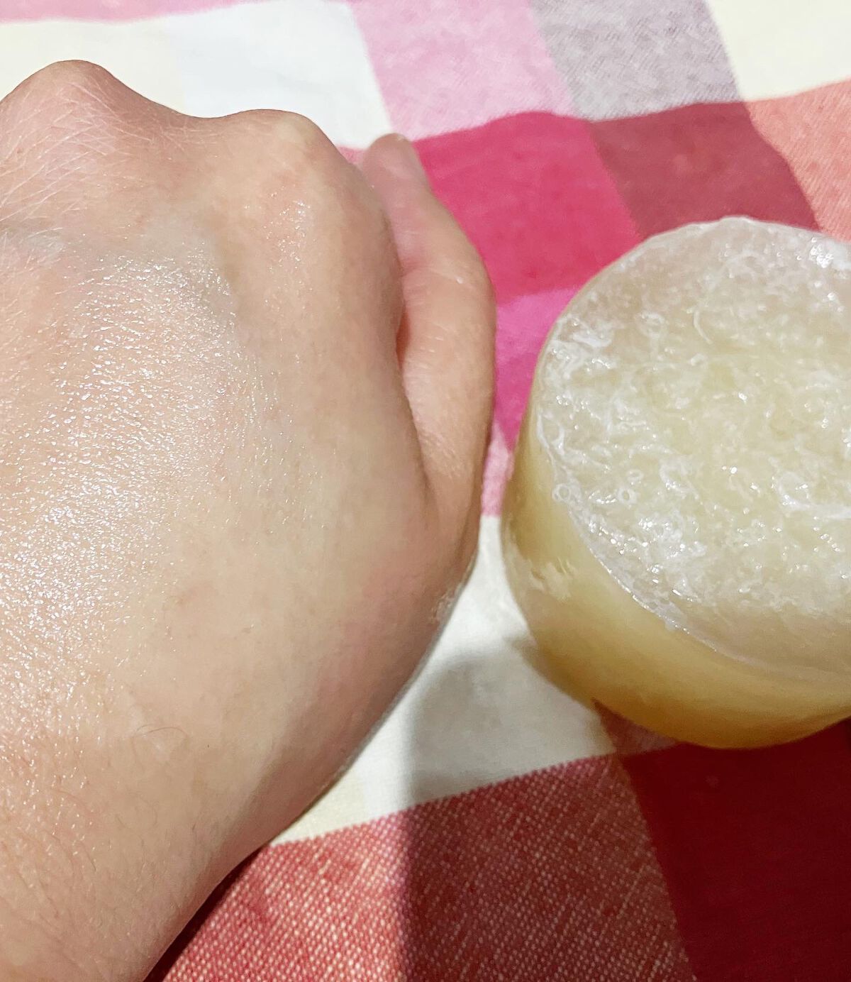 濱縮緬マッサージソープ/ハリメリー/洗顔石鹸を使ったクチコミ(4枚目)