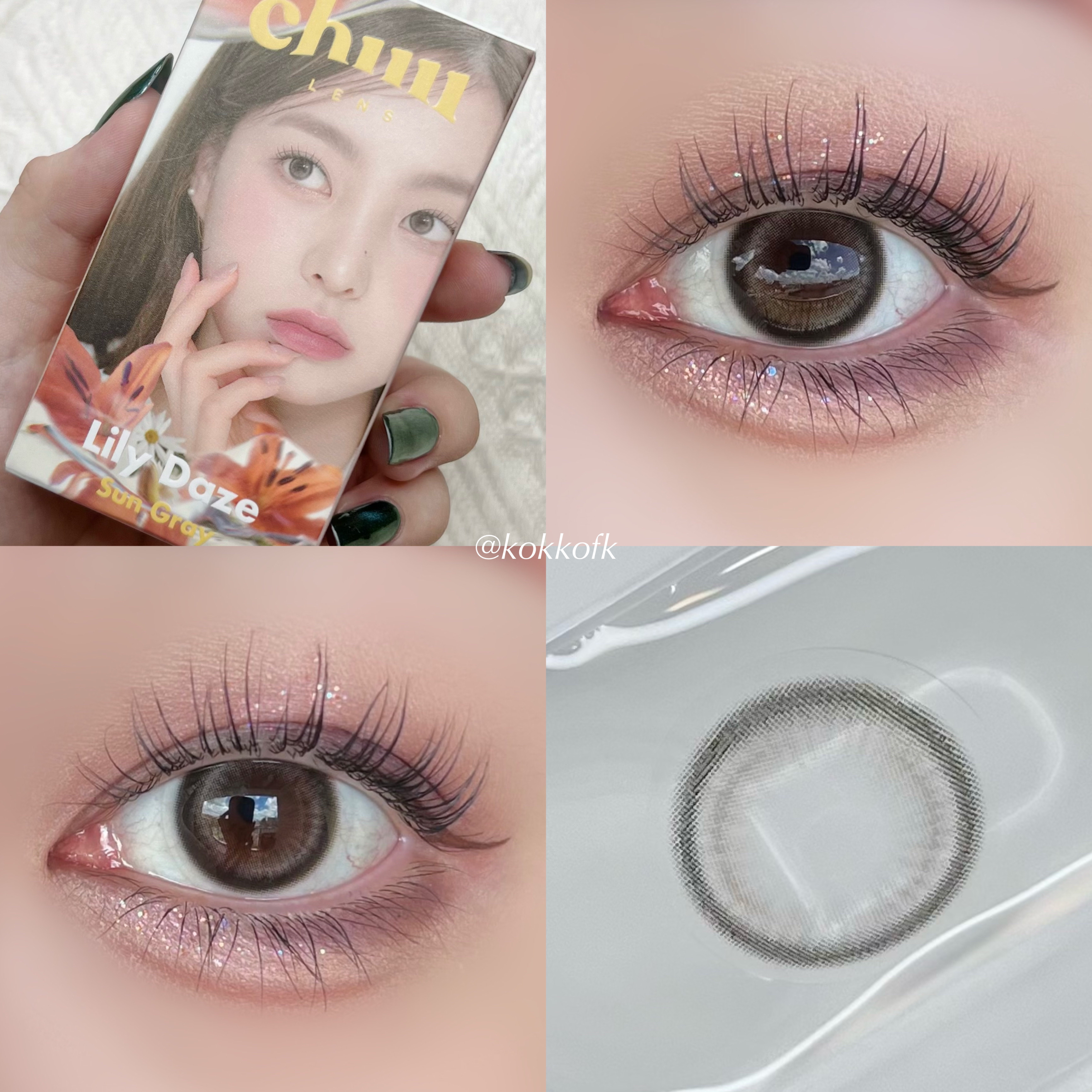 Lily Daze/chuu LENS/ワンデー（１DAY）カラコンを使ったクチコミ（2枚目）
