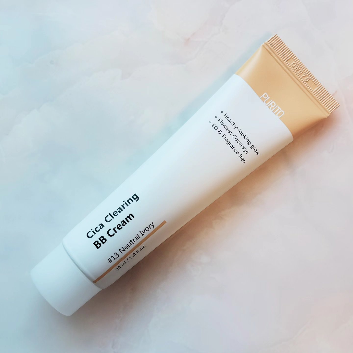 Cica Clearing BB Cream 13ニュートラルアイボリー/PURITO/化粧下地を使ったクチコミ（1枚目）