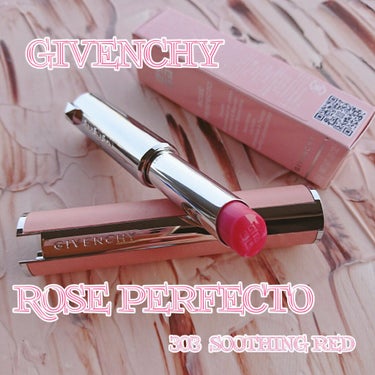 🌹GIVENCHY ROSE PERFECTO 303 SOOTHING RED🌹

#提供_ジバンシイ
GIVENCHYから発売された新スキンケアカラー・バーム「ローズ・パーフェクト」をLIPSから頂