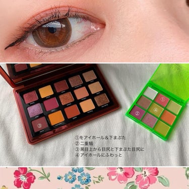 UR GLAM　BLOOMING EYE COLOR PALETTE/U R GLAM/アイシャドウパレットを使ったクチコミ（2枚目）