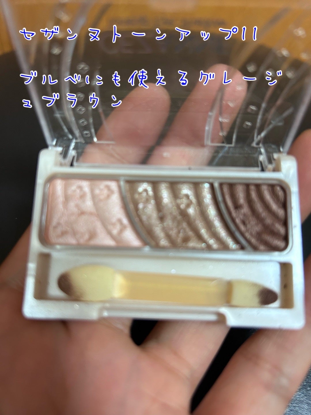 ジューシーピュアアイズ/キャンメイク/アイシャドウパレットを使ったクチコミ(6枚目)