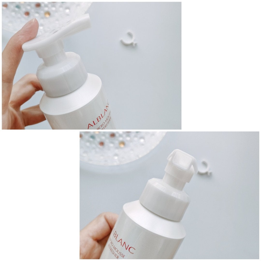 マイクロムース リフレッシャー/ALBLANC/泡洗顔を使ったクチコミ(3枚目)