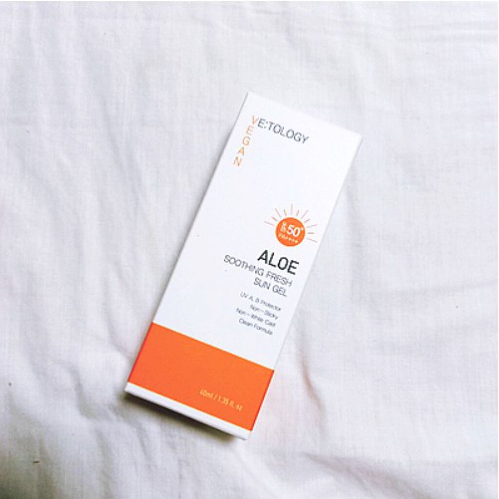 ALOE SHOOTHING FRESH SUN GEL/VEGAN TOLOGY/日焼け止めジェルを使ったクチコミ（1枚目）