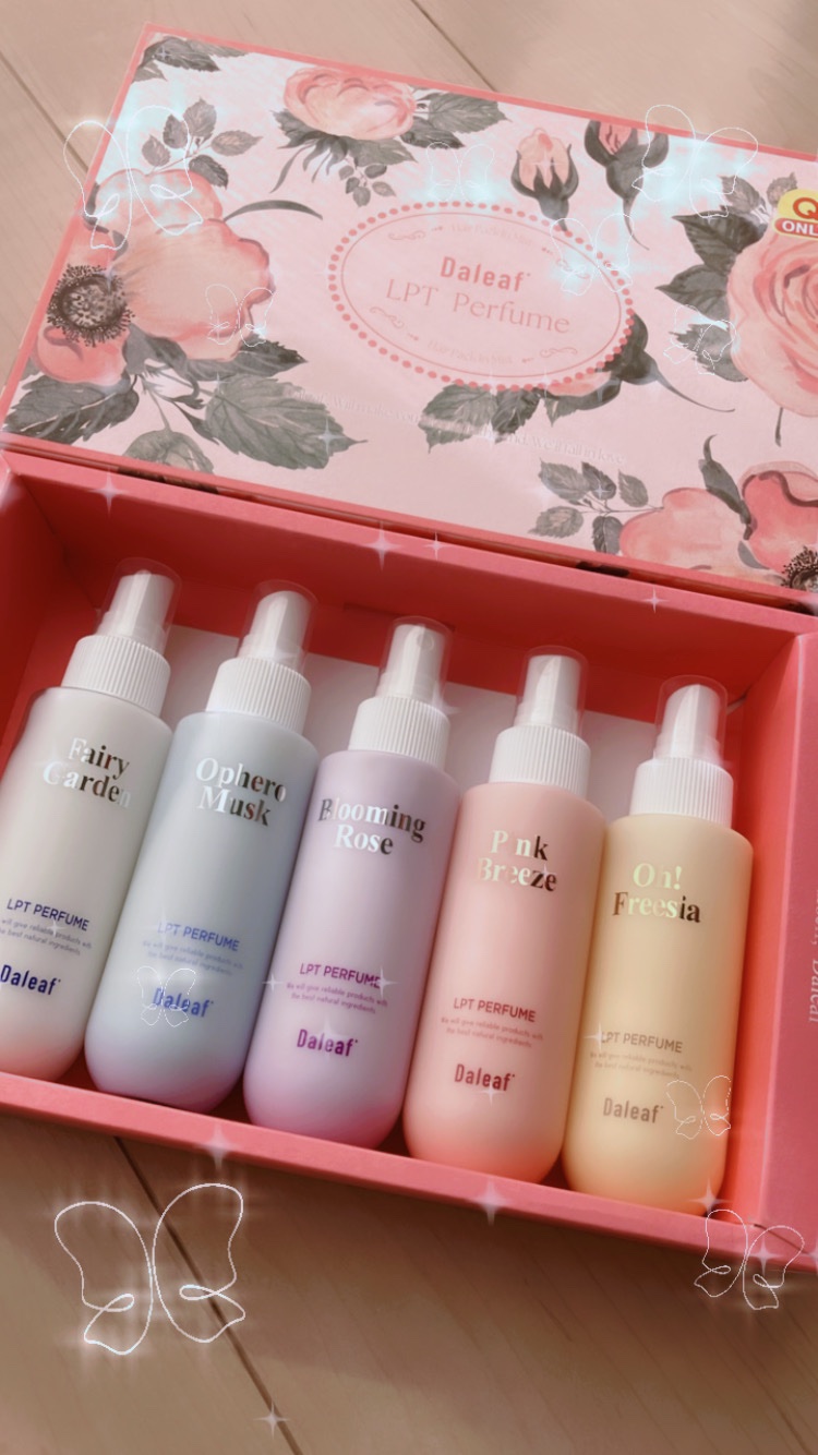 パフュームヘアパックインミスト Pink Breeze/Daleaf/アウトバストリートメントを使ったクチコミ（1枚目）