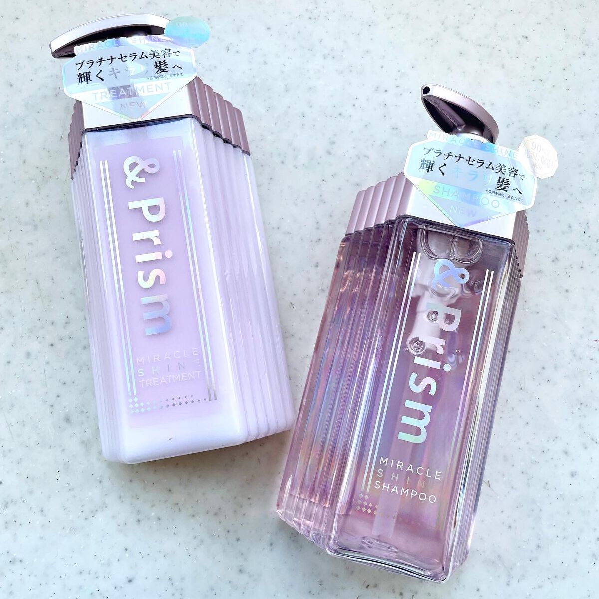 ミラクル シャイン シャンプー/ヘアトリートメント/&Prism/市販シャンプーを使ったクチコミ(1枚目)