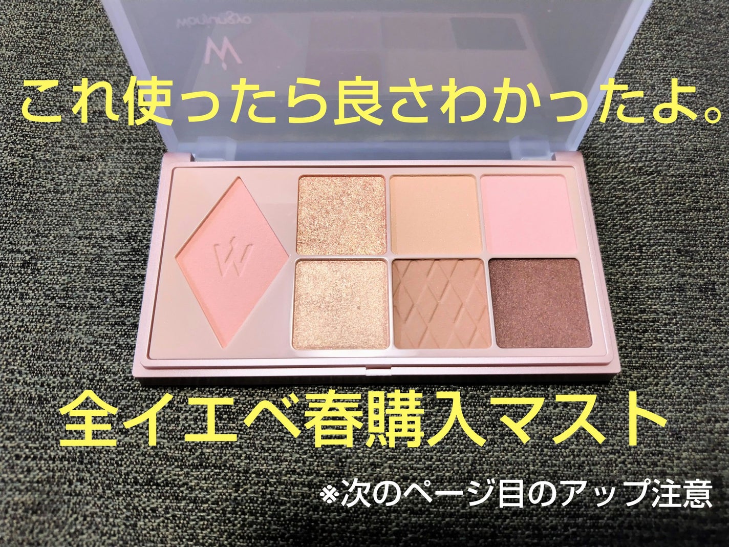 ウォンジョンヨ W デイリームードアップパレット /Wonjungyo/アイシャドウパレットを使ったクチコミ(1枚目)